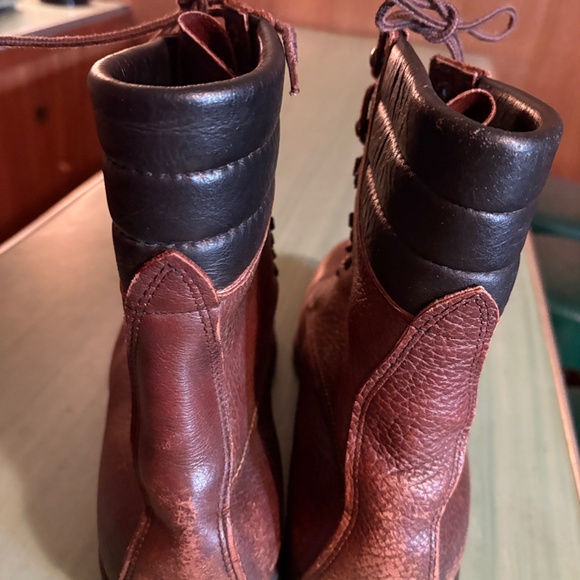 Vintage Mens Irish Setter 10" Insulated Soft Toe Leather Boots Size 12 D - Picture 4 of 12